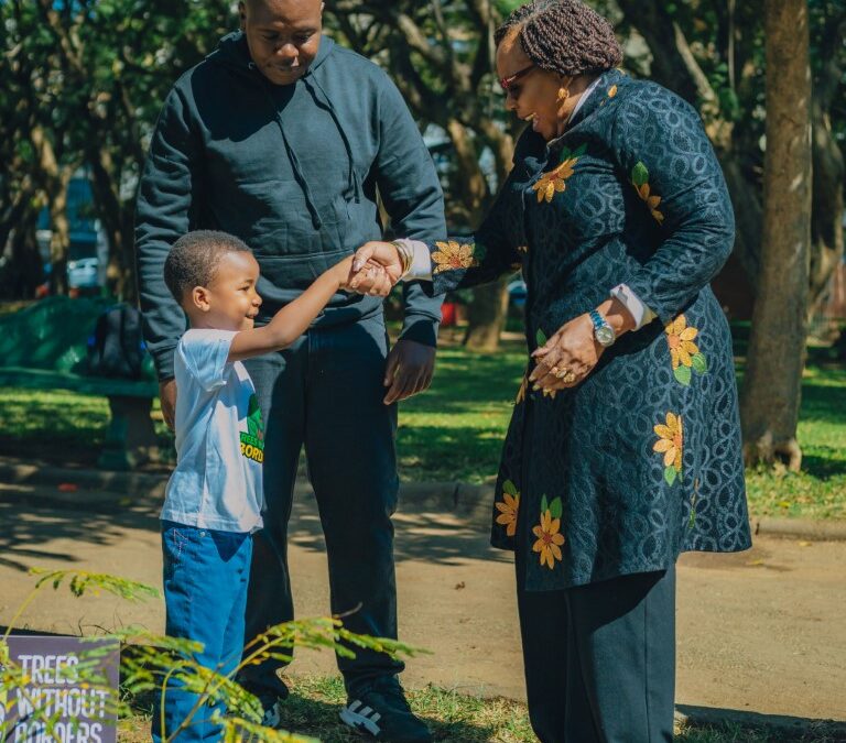 Senator Monica Mutsvangwa Joins Trees Without Borders in Symbolic Tree Planting Initiative